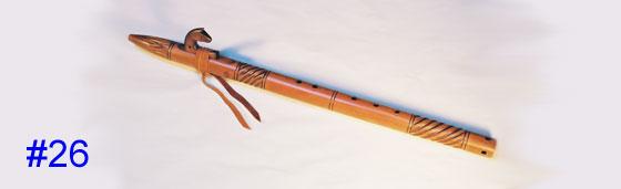 Carved Spiral Flute