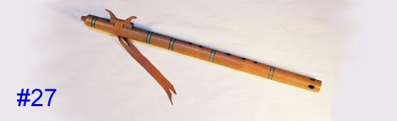 Inlaid Walnut Flute